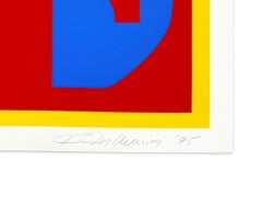 Heliotherapy Love, Hand Signed Screen Print, AP Edition, 43 x 43 in. Framed