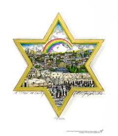 „A Star Of Unity“, handsignierte 3D-Deluxe-Edition, Auflage: 200, 20x18 in. Gerahmt