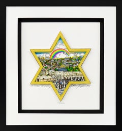 „A Star Of Unity“, handsignierte 3D-Deluxe-Edition, Auflage: 200, 20x18 in. Gerahmt