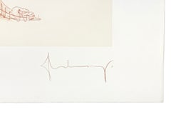 Woman Hanging in the Imitation of a Soft Fan (Edition B), Hand Signed Etching