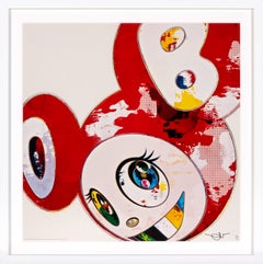 And Then x 6 (Red: The Polke Method) 2013, Signed Lithograph, Edition of 300