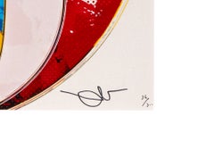 And Then x 6 (Red: The Polke Method) 2013, Signed Lithograph, Edition of 300