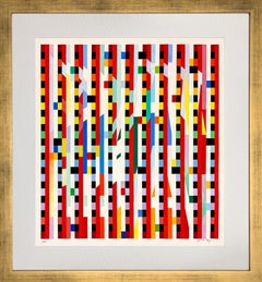 Dalia, sérigraphie rare signée à la main, tirage n° 7/150, encadrée, 1971