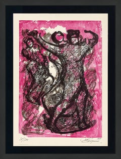 „El Amante“, seltene, handsignierte Lithografie, Auflage: 100, gerahmt, 1969