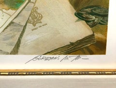 Memories, Large Hand Signed Serigraph on Paper, Edition of 150, 46x37 in. Framed