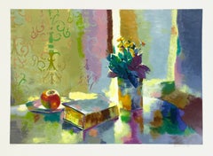 „Red Apple“, handsignierter Siebdruck auf Papier, 22 x 30 in., Auflage: 275