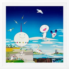 Planet 66, Rare Hand Signed Lithograph, 34 x 34 in. Framed, Edition of 300