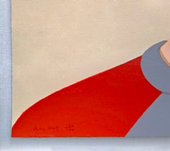 Felpa II di Alex and Ada, serigrafia autografata a mano, incorniciata, 1990