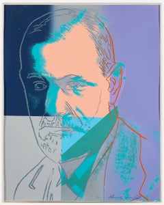 Sigmund Freud, Screen Print on Lenox Museum Board, Hand Signed, FS II.235