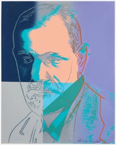 Sigmund Freud, Screen Print on Lenox Museum Board, Hand Signed, FS II.235