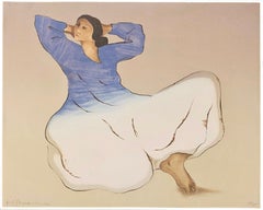 Minna, Rare Signed Serigraph, Edition of 200, Framed 32.5 x 38.5 inches, 1982