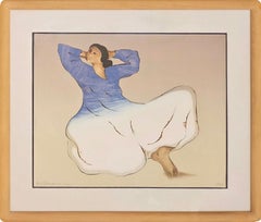 Minna, Rare Signed Serigraph, Edition of 200, Framed 32.5 x 38.5 inches, 1982