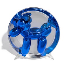 Scultura in porcellana “Blue Balloon Dog”, finitura metallizzata, 2002, tiratura di 2300 esemplari