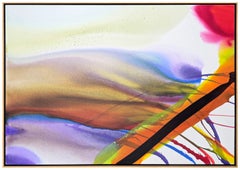 Phenomena Measure of Royal Violet, Original Painting on Canvas, 39.5 x 55.5 in.