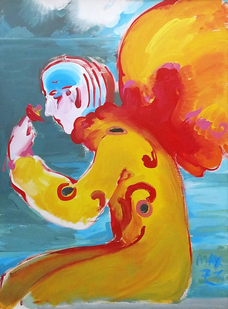 ANGEL - Painting by Peter Max