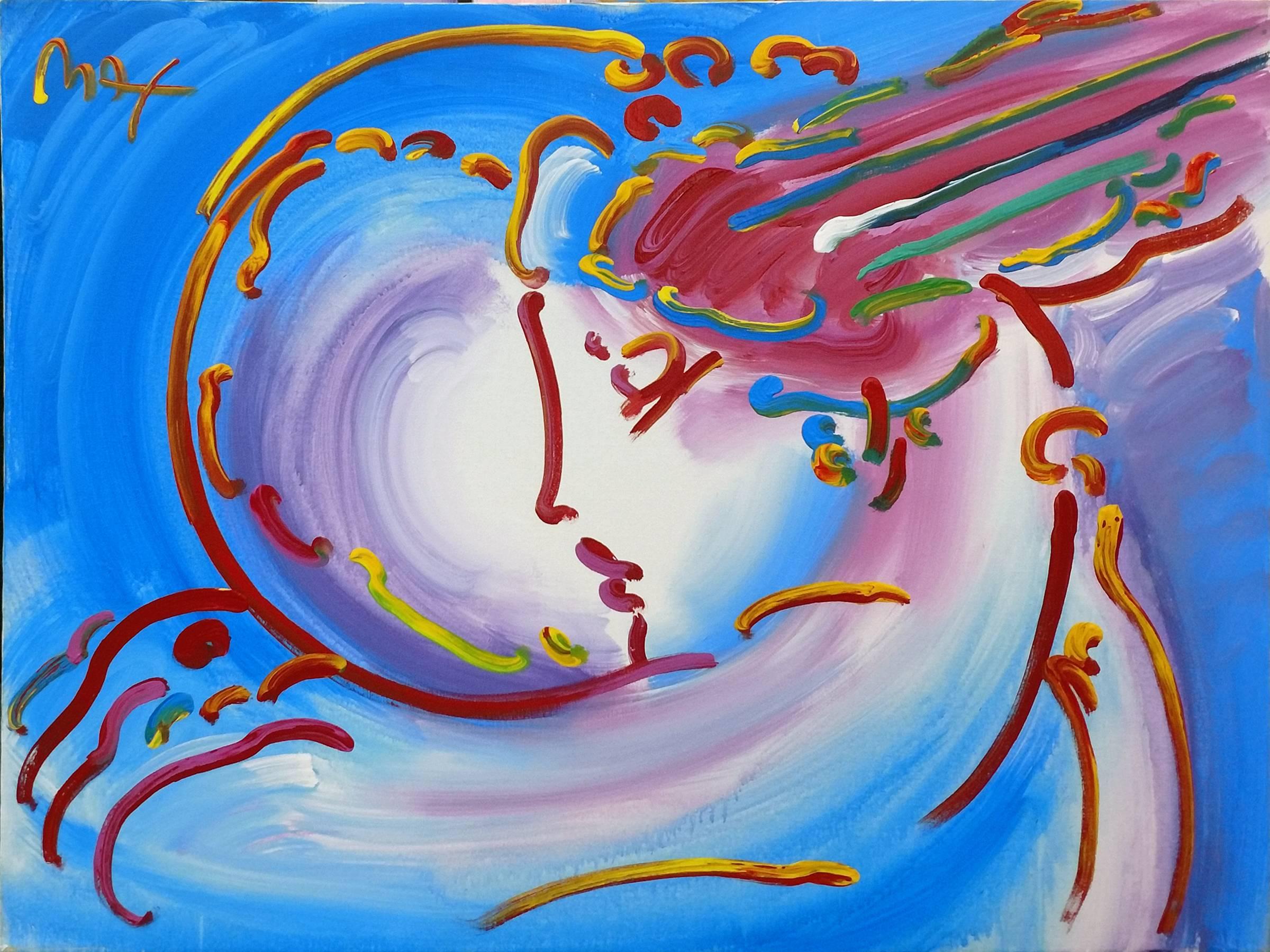 Peter Max Figurative Painting - I LOVE THE WORLD VER. I #12