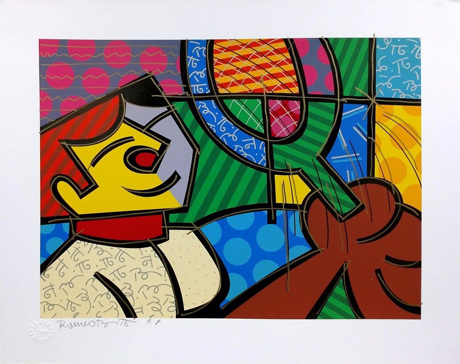 TENNIS-SUITE (Pop-Art), Print, von Romero Britto