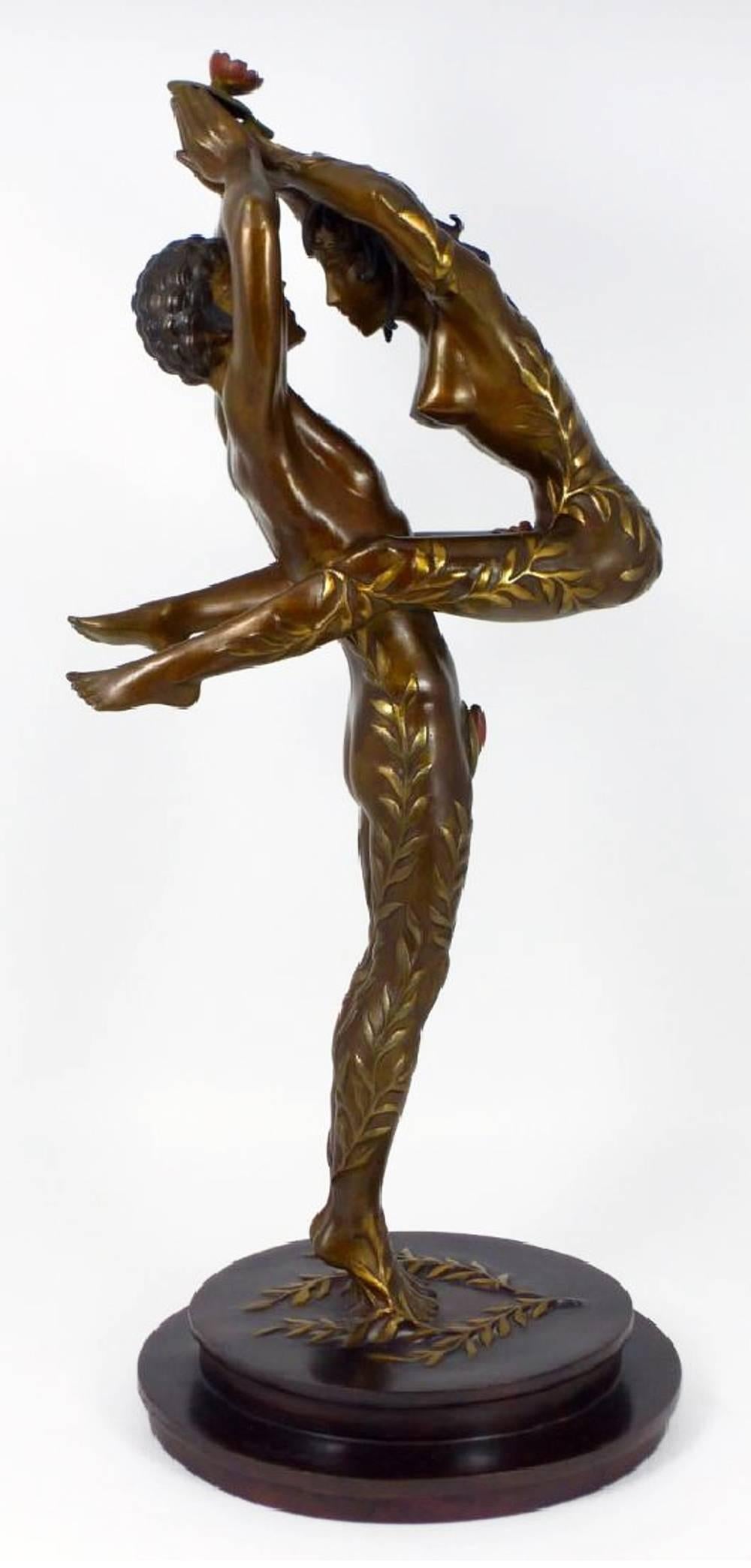 AMANTS (SCULPTURE) - Sculpture by Erté