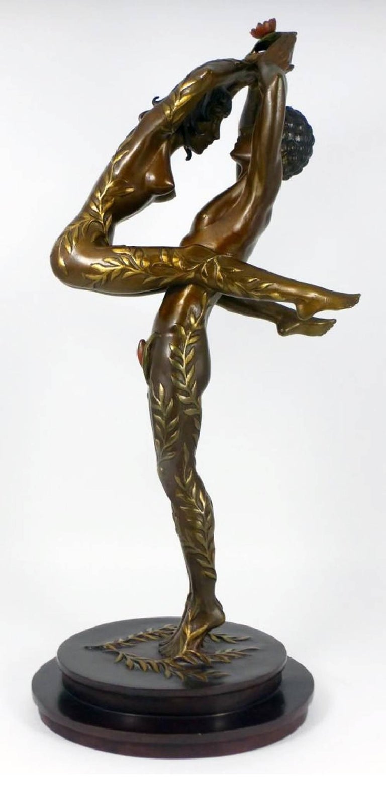 Erté Nude Sculpture - AMANTS (SCULPTURE)