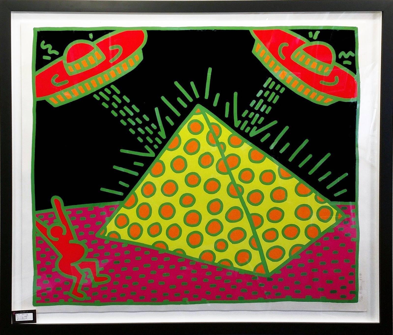 Keith Haring Portrait Print - FERTILITY #2