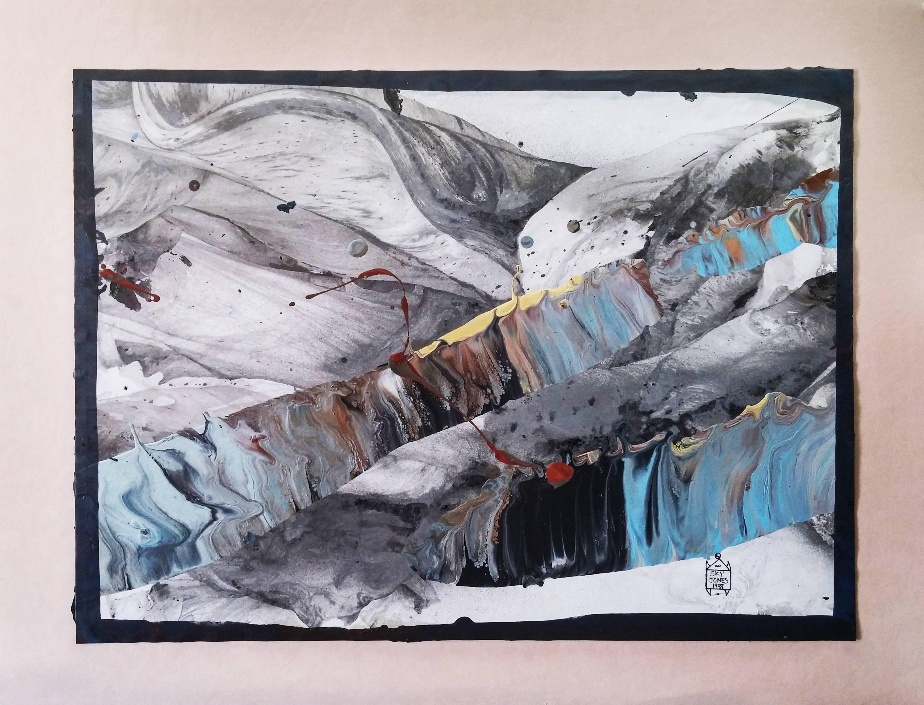 TO THE OTHER SIDE - Painting by Sky Jones (Michael Whipple)
