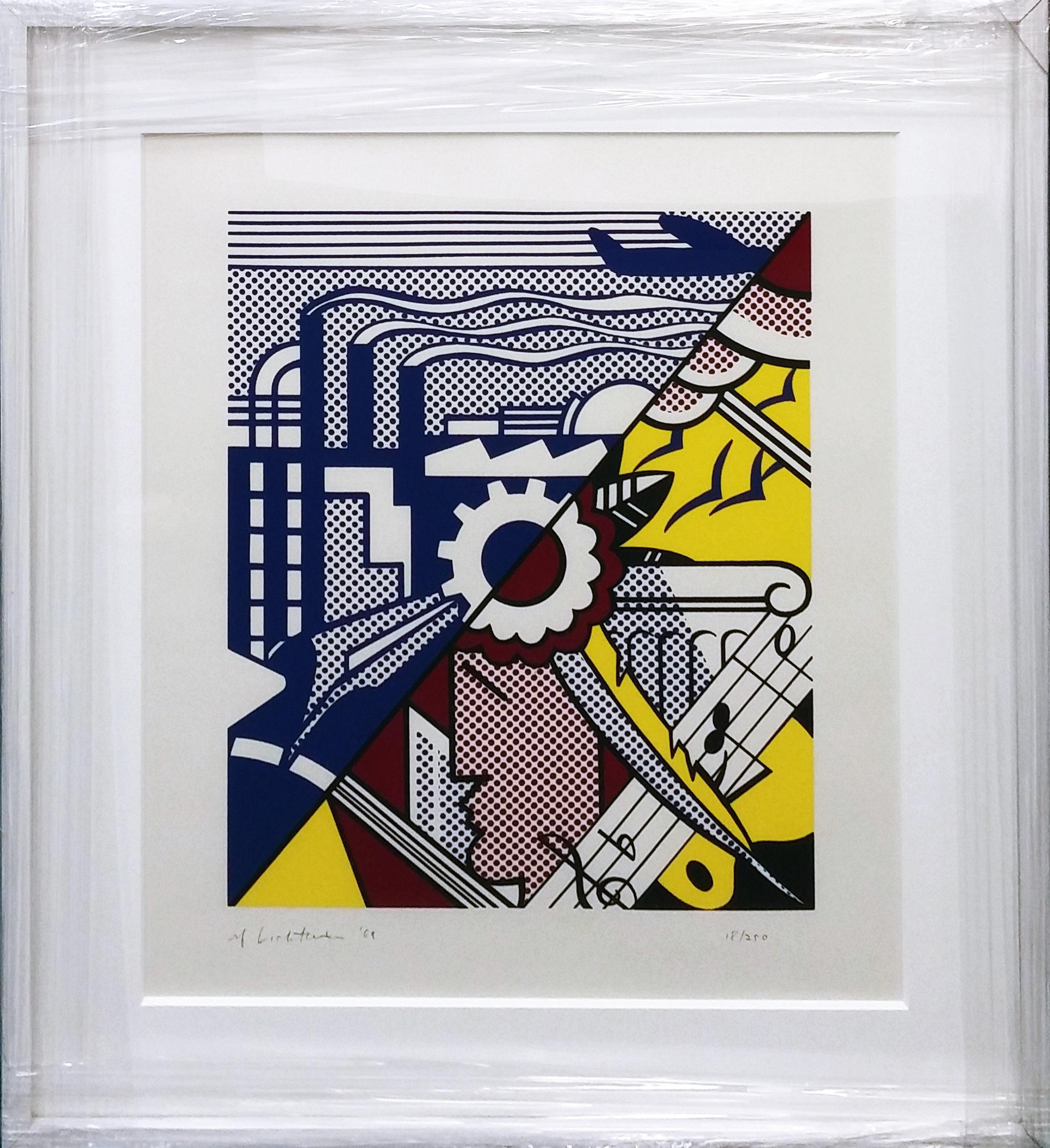 INDUSTRY AND THE ARTS II - Print by Roy Lichtenstein