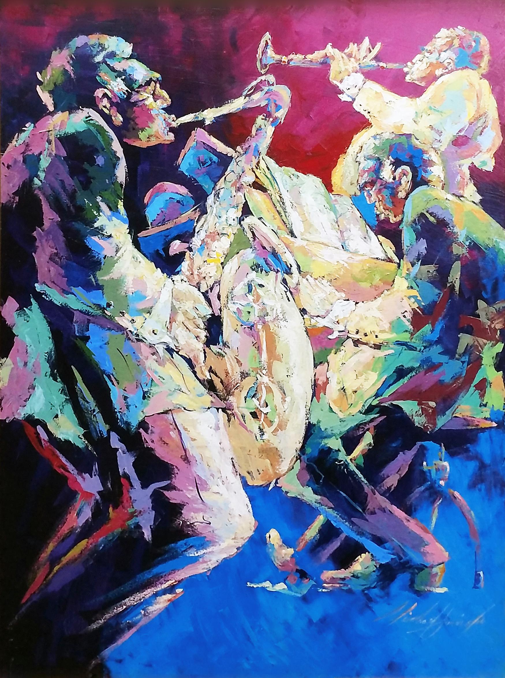 Michael Smiroldo Abstract Painting - JAZZ