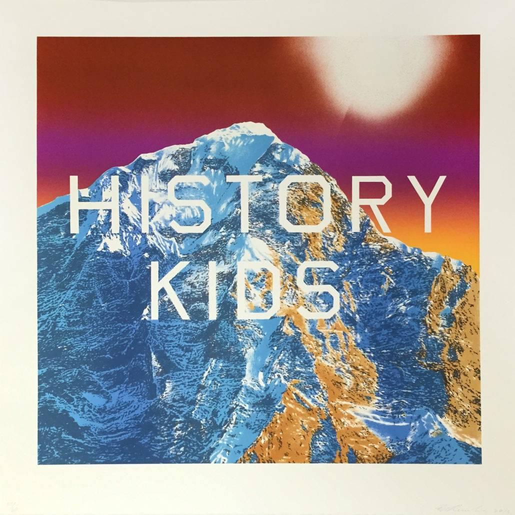 Ed Ruscha Print - History Kids