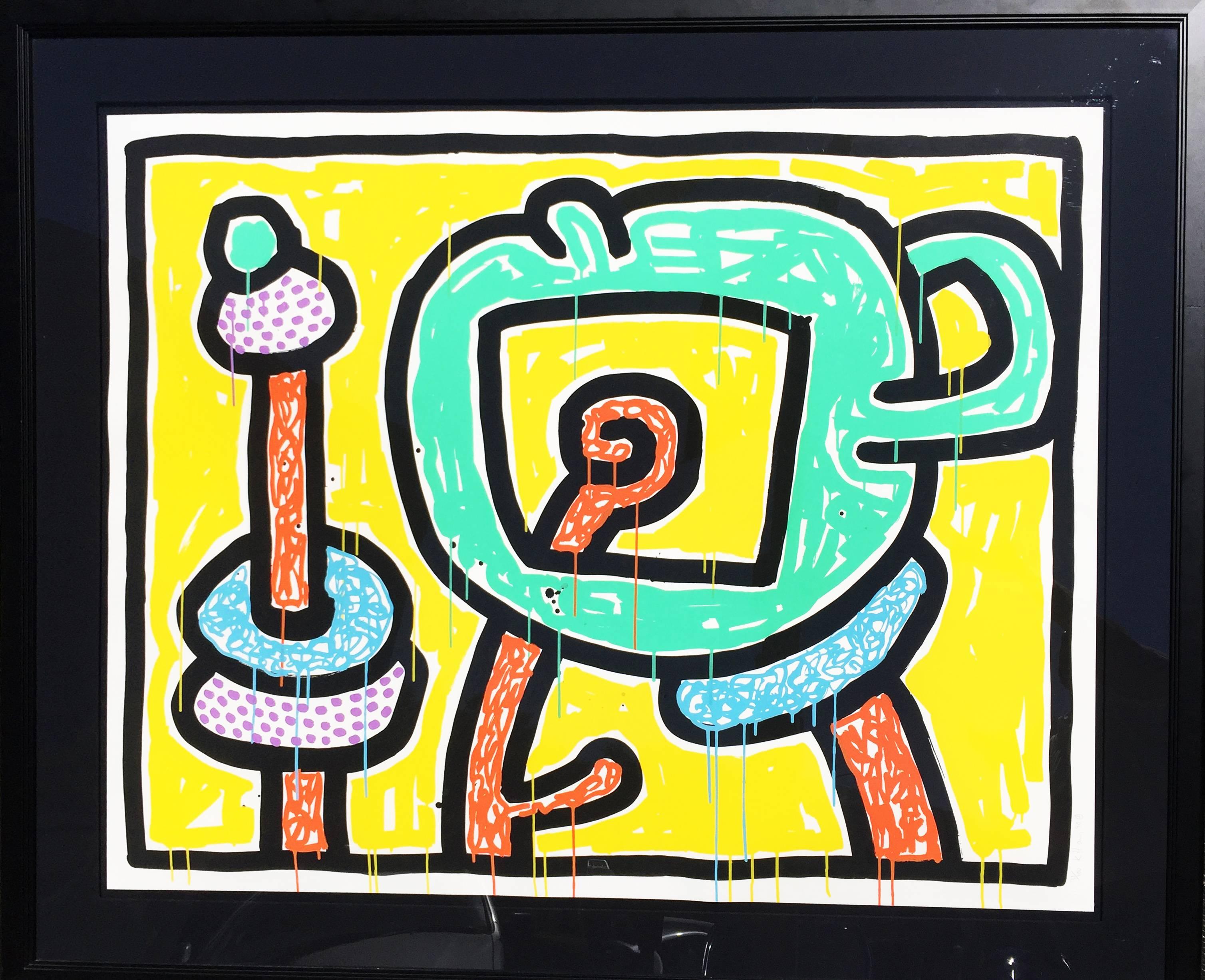 Keith Haring Print - Flowers (#3)