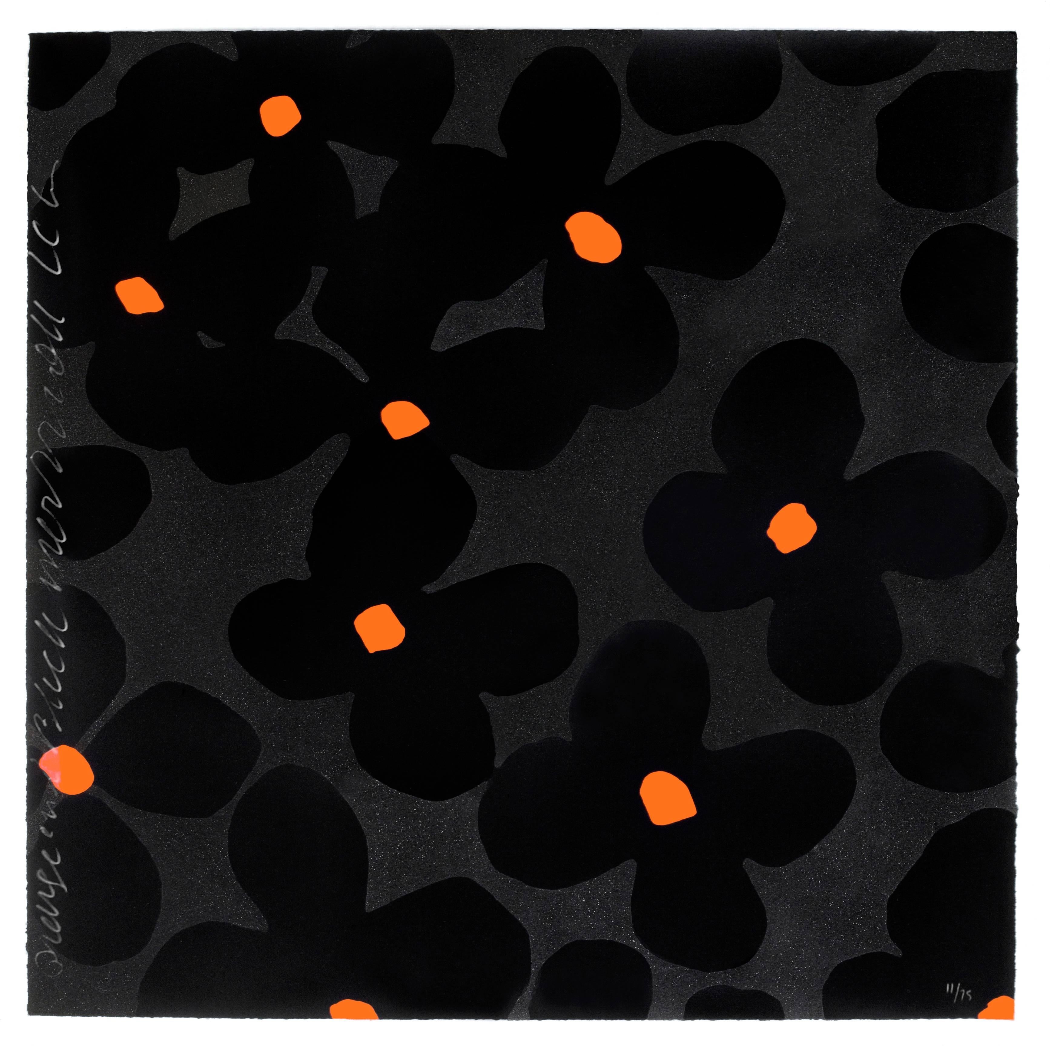 Orange & Black , 2011 - Contemporary Print by Donald Sultan