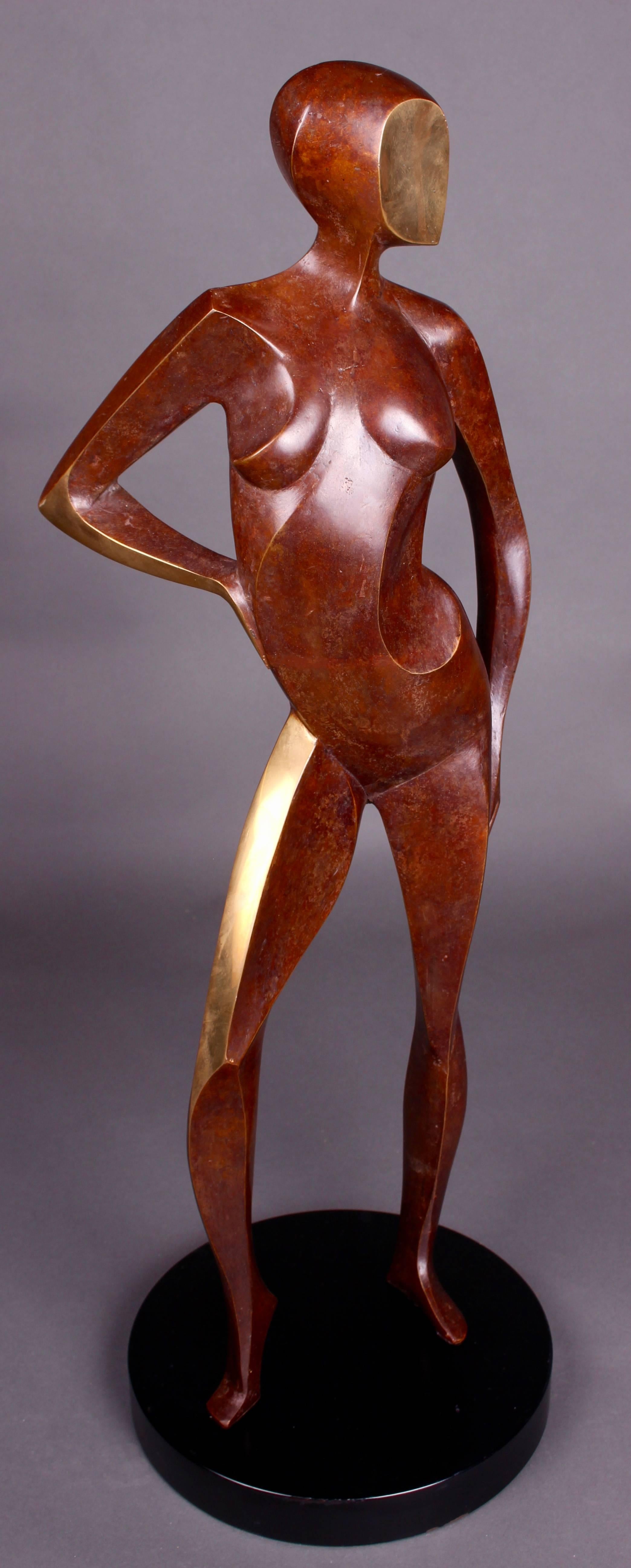 Mannequin - Gold Nude Sculpture by John Huggins