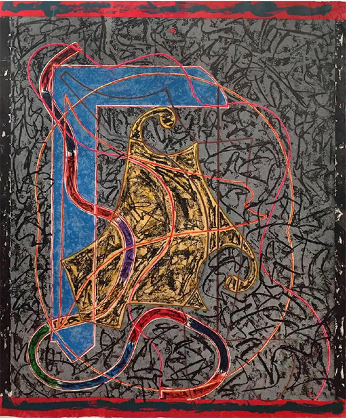 Frank Stella Abstract Print - Imola three II