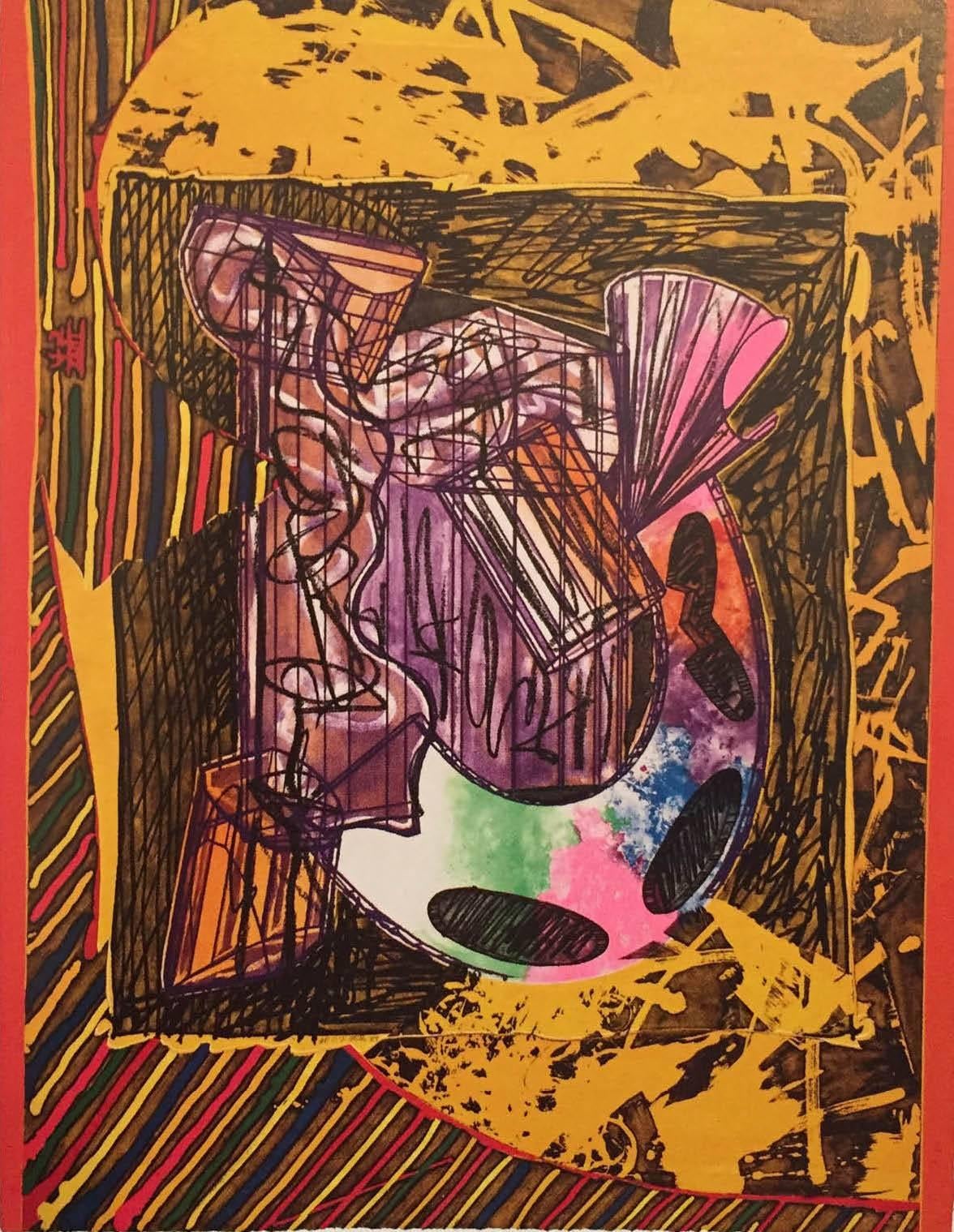 Frank Stella Abstract Print - Bene Com il sale