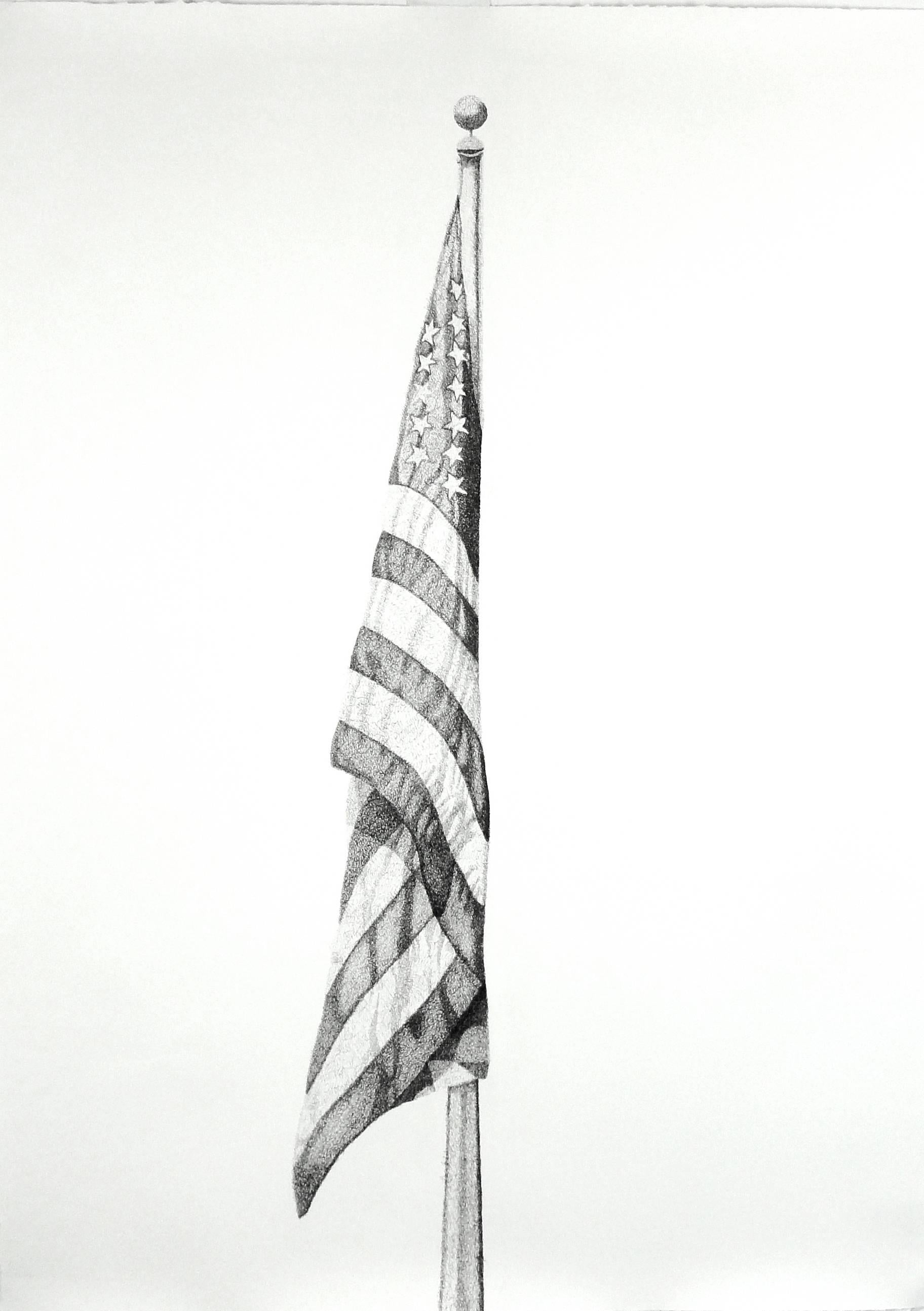 Oversized fine art print depicting the American flag by American artist Nimai Kesten.

"God Bless America," 2016
Inkjet print on Entrada rag bright 290 fine art paper.
Edition of 25 + 1 original pen on paper AP. Signed, dated and edition at bottom