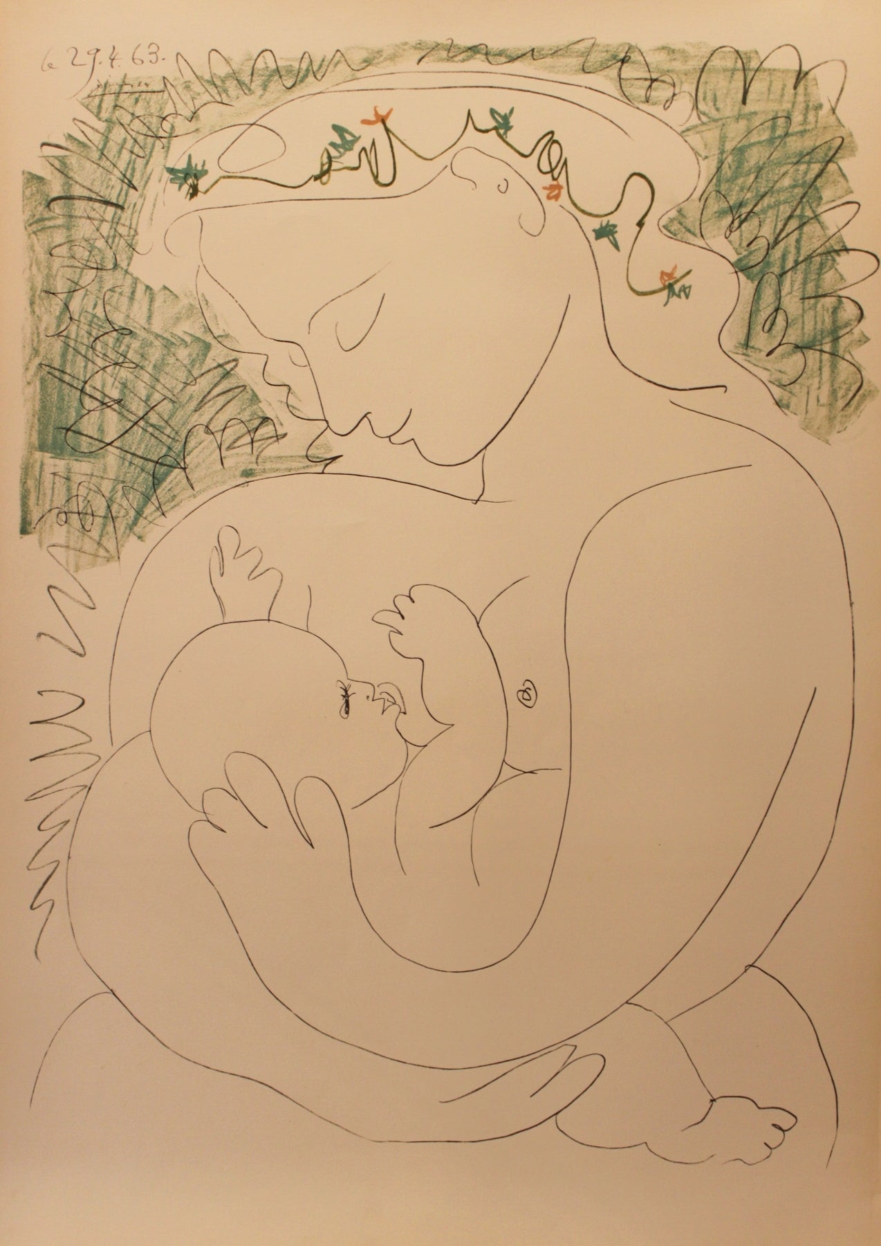 'La Grande Maternité' - Print by Pablo Picasso