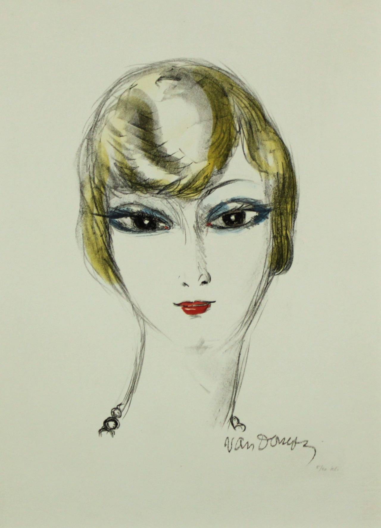 Maud - Print by Kees van Dongen