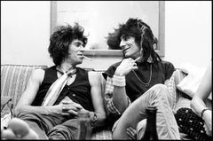 Keith Richards and Ronnie Wood Smoking New Barbarians Tour 1979