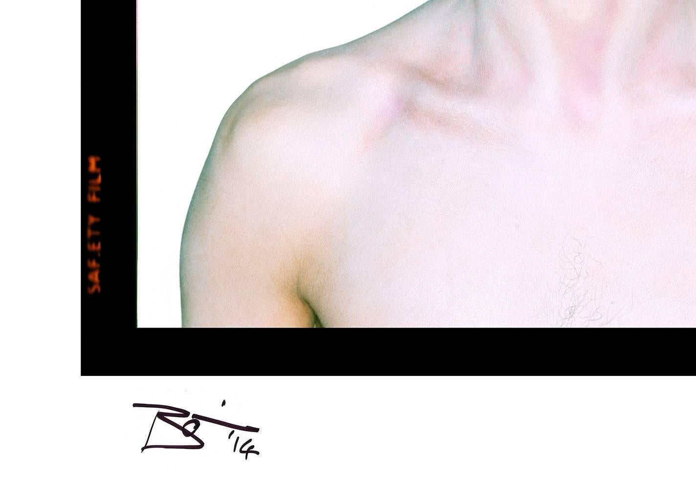 Aladdin Sane - Eyes Open 1973 -  Signed by David Bowie - Photograph by Brian Duffy
