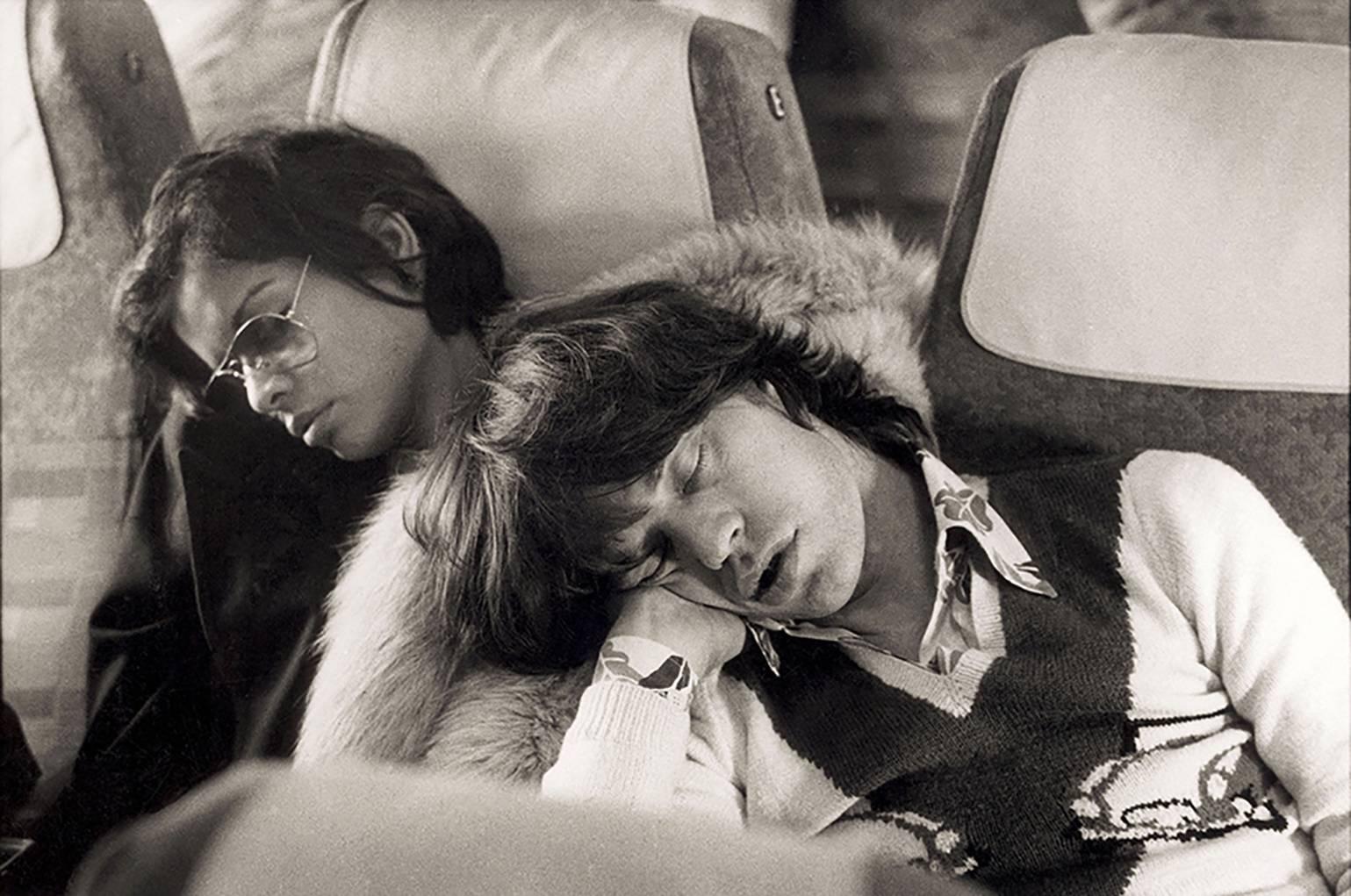 Michael Putland Black and White Photograph - Mick & Bianca Jagger