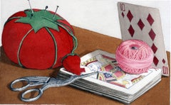 Ten and King, Watercolor from 1985 by Sondra Freckelton