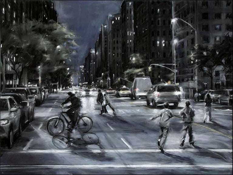 Susan Grossman Landscape Art - The Bicyclist