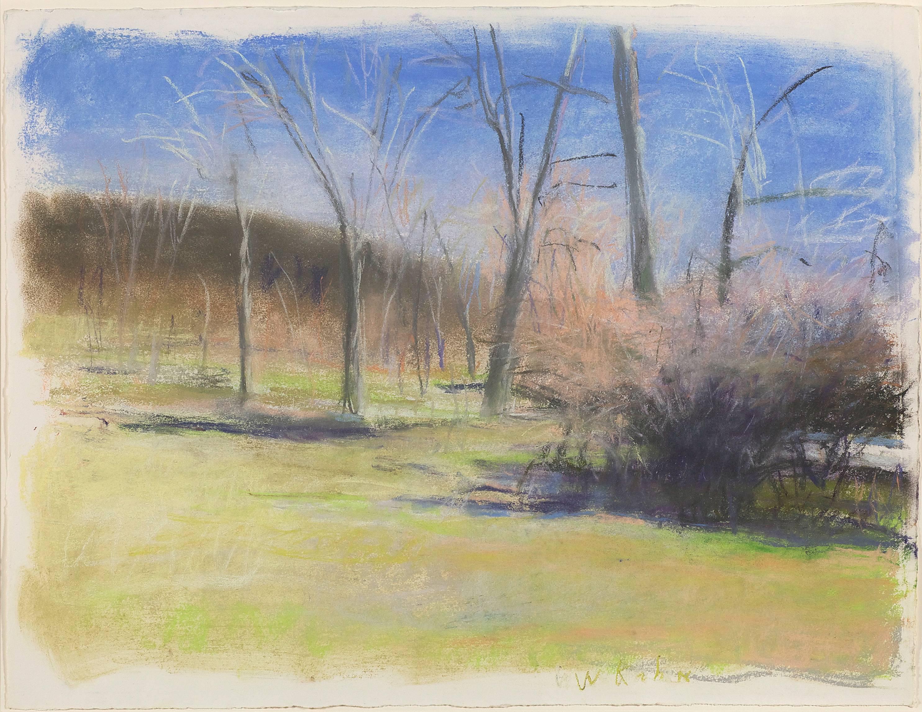 Wolf Kahn pastel, March in New Mexico, 1997 1
