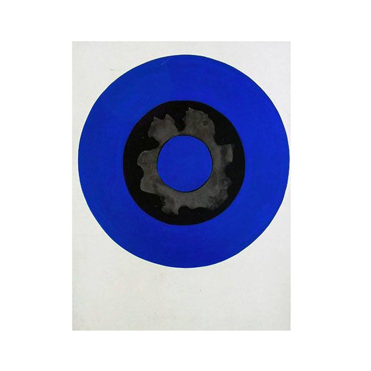 DANAD Design Abstract Print - Blue Circles