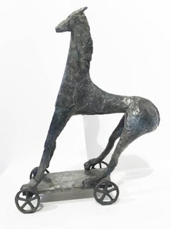 Greek Default -contemporary figurative horse bronze sculpture 