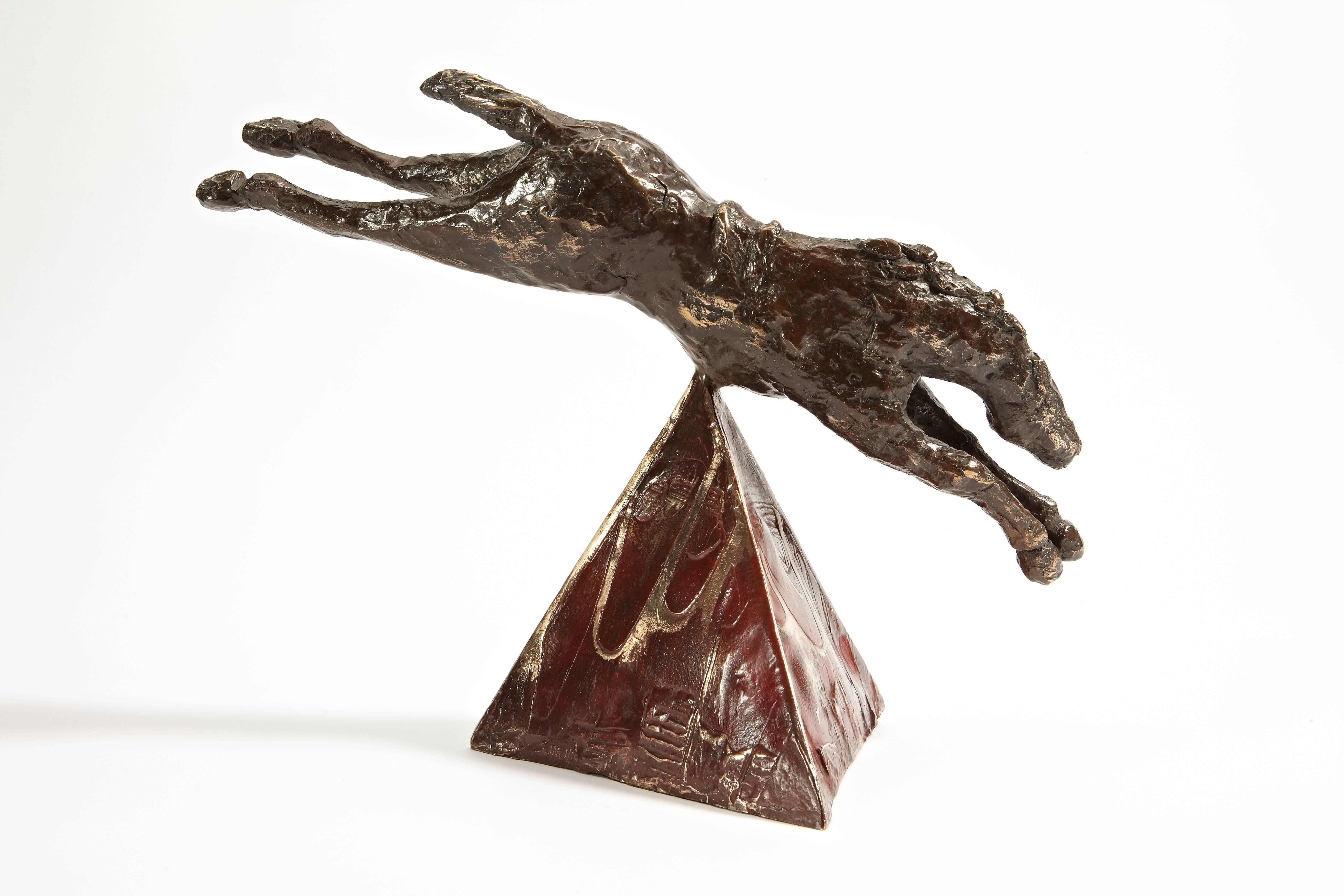 Sara Ingleby-Mackenzie Figurative Sculpture - Joie de Vivre -contemporary figurative horse bronze sculpture 