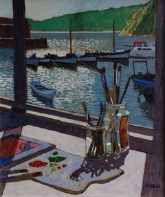 Ansicht des Clovelly Harbour
