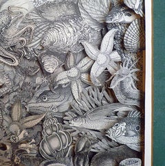 The Pictorial Cabinet of Marvels - mixed media green sculpted book