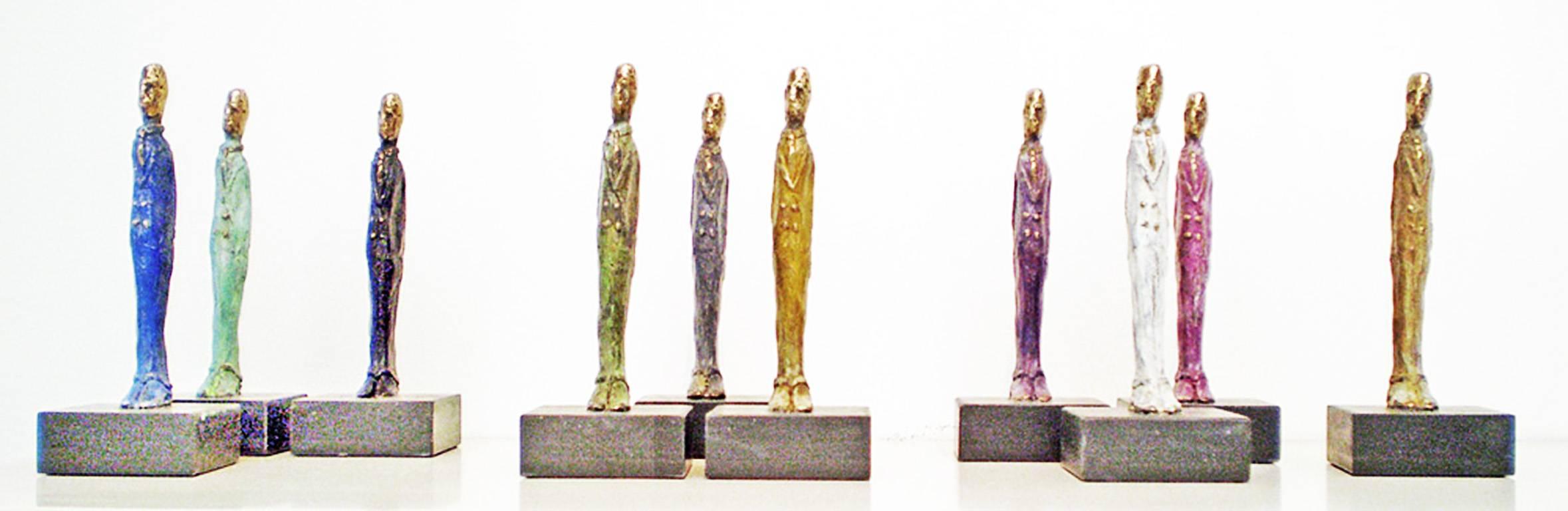 Corporate Body -escultura figurativa contemporánea en bronce - Sculpture de Sara Ingleby-Mackenzie