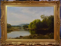 The Road Across the River - Exhibited at the Royal Academy in 1899