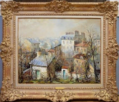Soleil tot le Matin, Montmartre - French Post Impressionist Oil Painting Paris